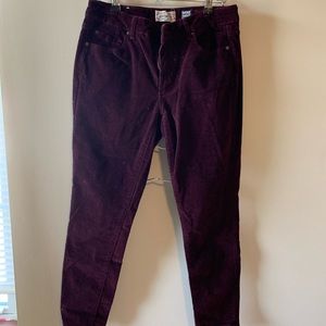 Purple corduroy pants